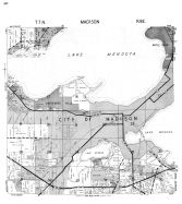 Page 190 - Madison Township, Madison City, Lake Wingra, University of Wisconsin, Maple Bluff, Dane County 1954
